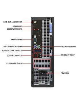 Dell Optiplex 5050 SFF Refurbished Grade A (i7-7700/8GB/256GB Nvme/Intel HD Graphics 630/W11 PRO)