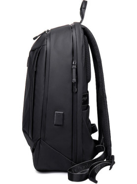 Arctic Hunter B00443 Αδιάβροχη Τσάντα Πλάτης για Laptop 15.6" με Θύρα USB σε Μαύρο χρώμα