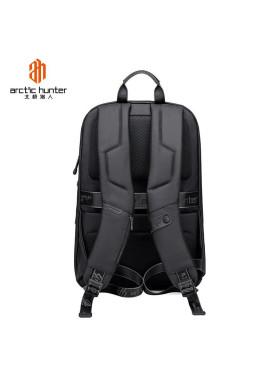 ARCTIC HUNTER τσάντα πλάτης B00670 με θήκη laptop 15.6", 15L, γκρι